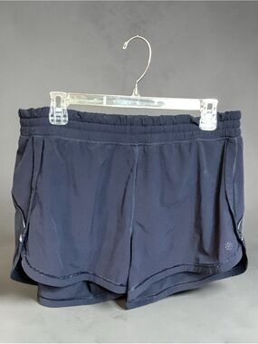 Athleta Mesh Racer Run Shorts